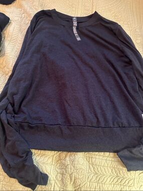 Basic Long Sleeve Pullover Sweater - gray